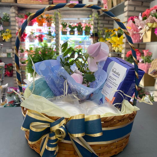 Cesta jardim perfumado