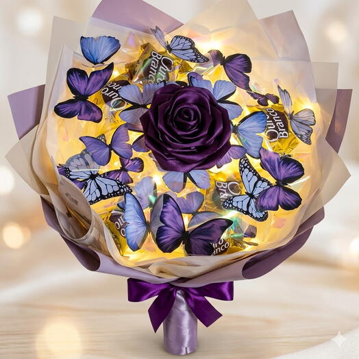 Buque de Borboletas com Bombons