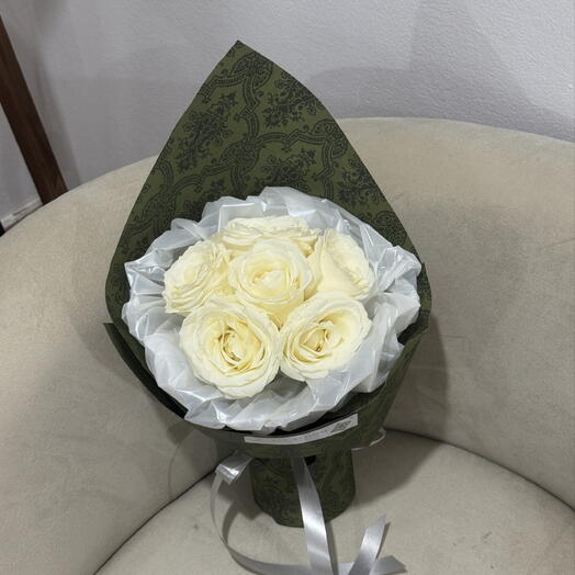 Buquê de Rosas Branco