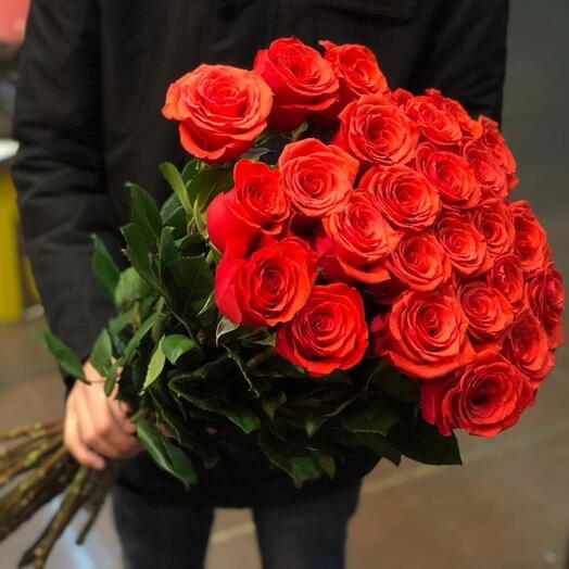 Buquê de 20 Rosas Equador - 50cm