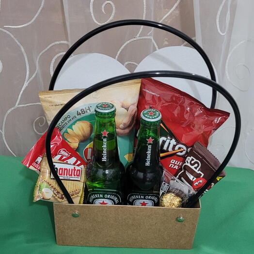 Cesta Heineken Com Petiscos