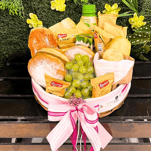 Cesta amor dia feliz