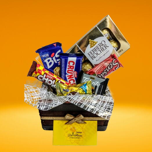 Cesta Dia Especial com Ferrero