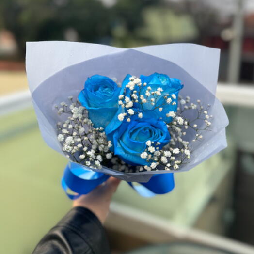 Trio de Rosa Azul