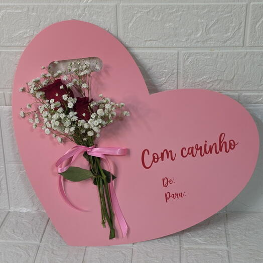 Cartão  com Flor