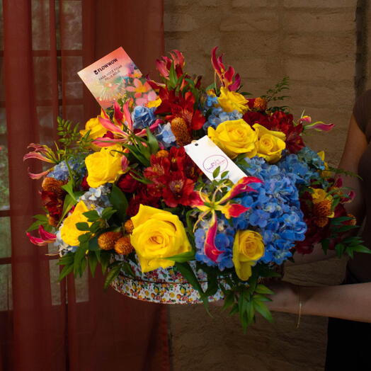Flores De Luxo Em Caixa Floral