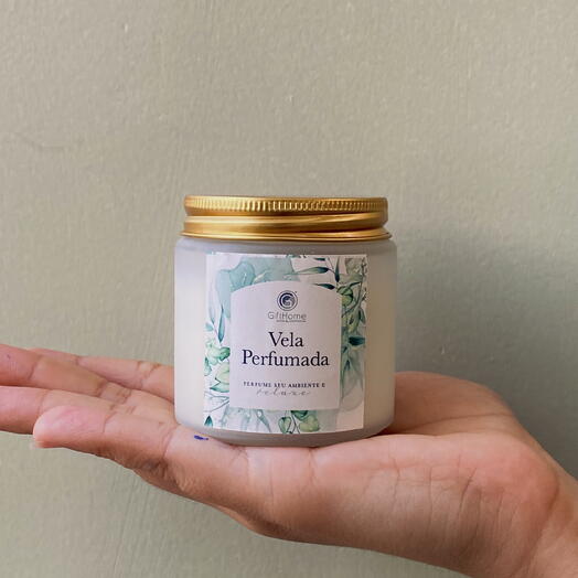 Vela Âmbar e Patchouli