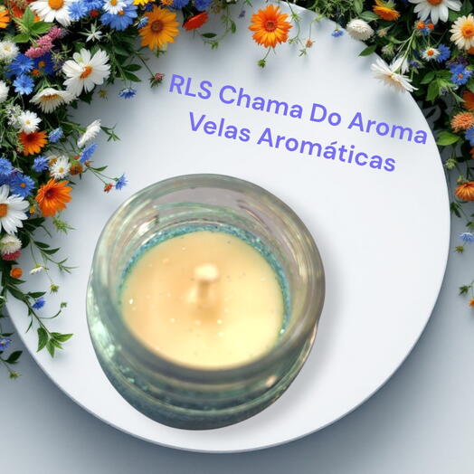 Vela Aromatica Baby Blue Coconut e Agua de Coco