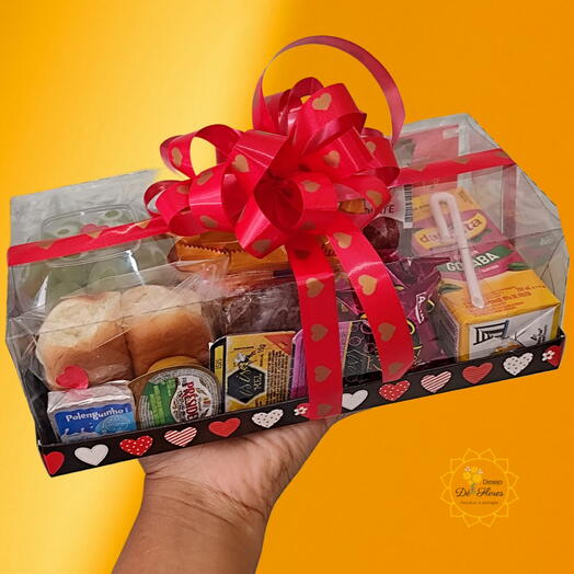 Cesta Mini Cafe com Amor Completinho
