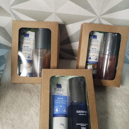 Mini Caixa Presente Avon