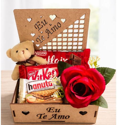 Caixinha de Presente Eu Te Amo