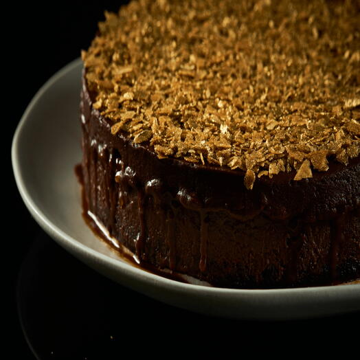 Torta Trufada de Chocolate Crocante