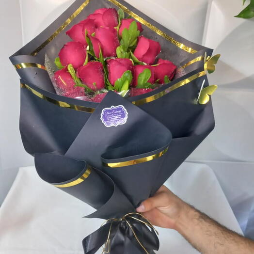 Buquê Elegant Roses Butterfly