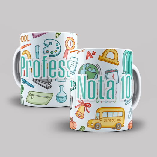 Caneca Professor Nota 10