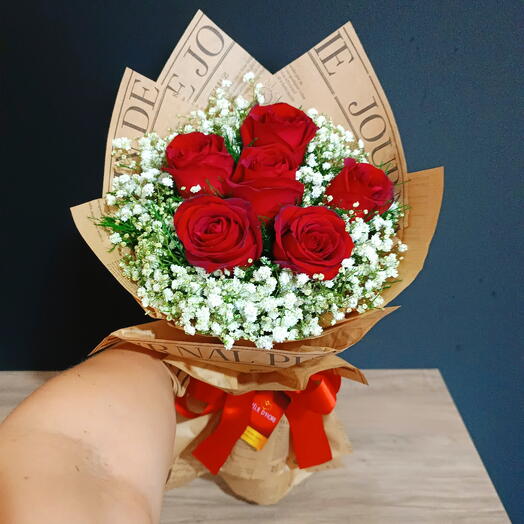 Buquê de Rosas - Carinho em forma de Rosas