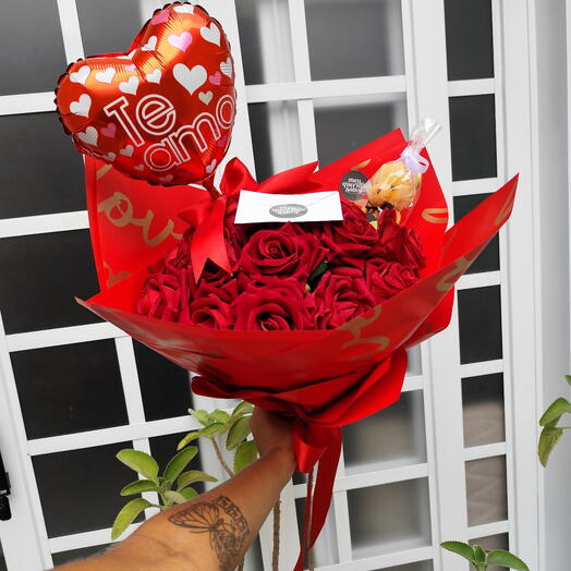 Dia das Mães - Buquê Premium de rosas vermelhas