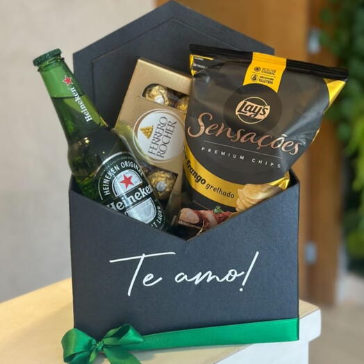 Caixa Envelope Chamego Bom - (ILUSTRATIVA)