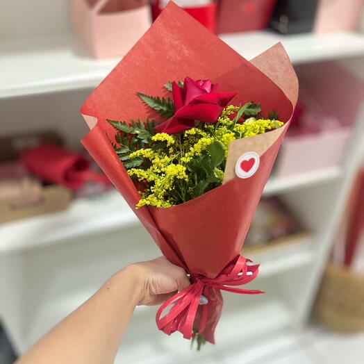 Rosa Unitaria Vermelha