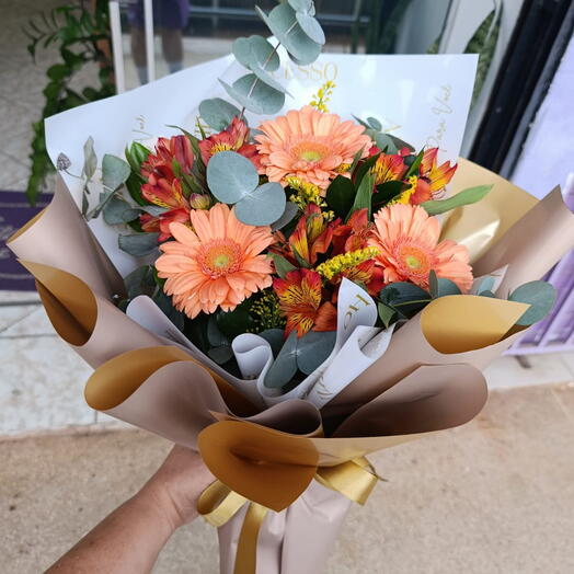 Buquê de Gerberas   Embalagem Especial