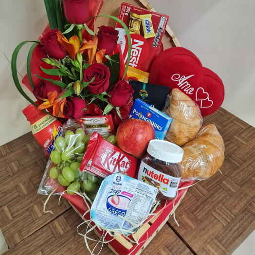 Cesta coração "Amor"