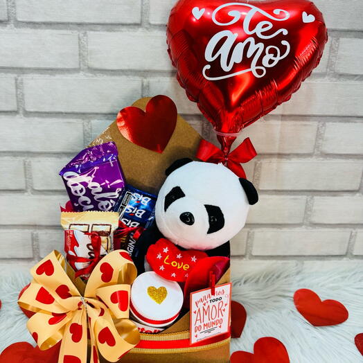 Kit Apaixonado com Balão Coração